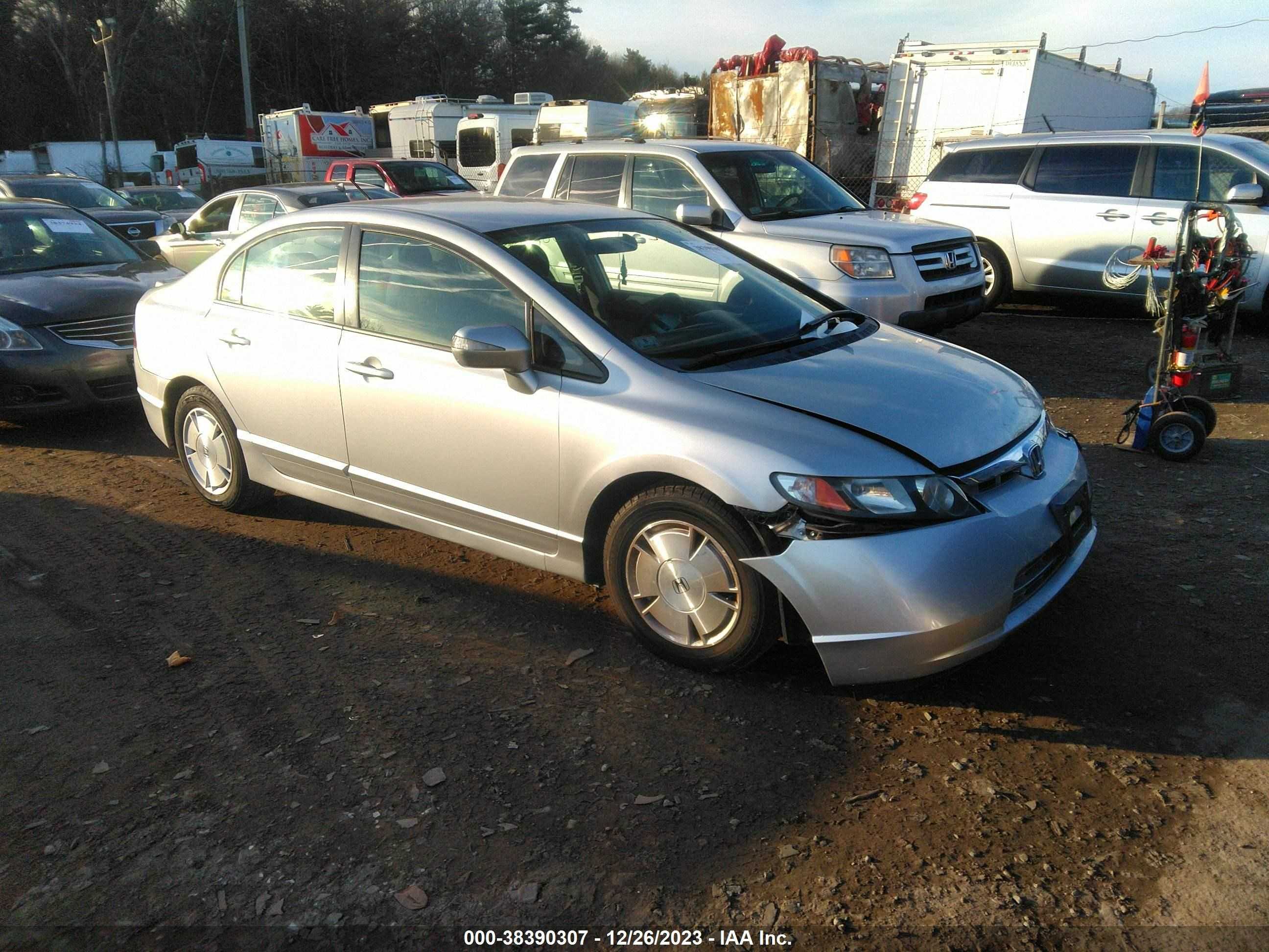 HONDA CIVIC 2007 jhmfa36237s002372