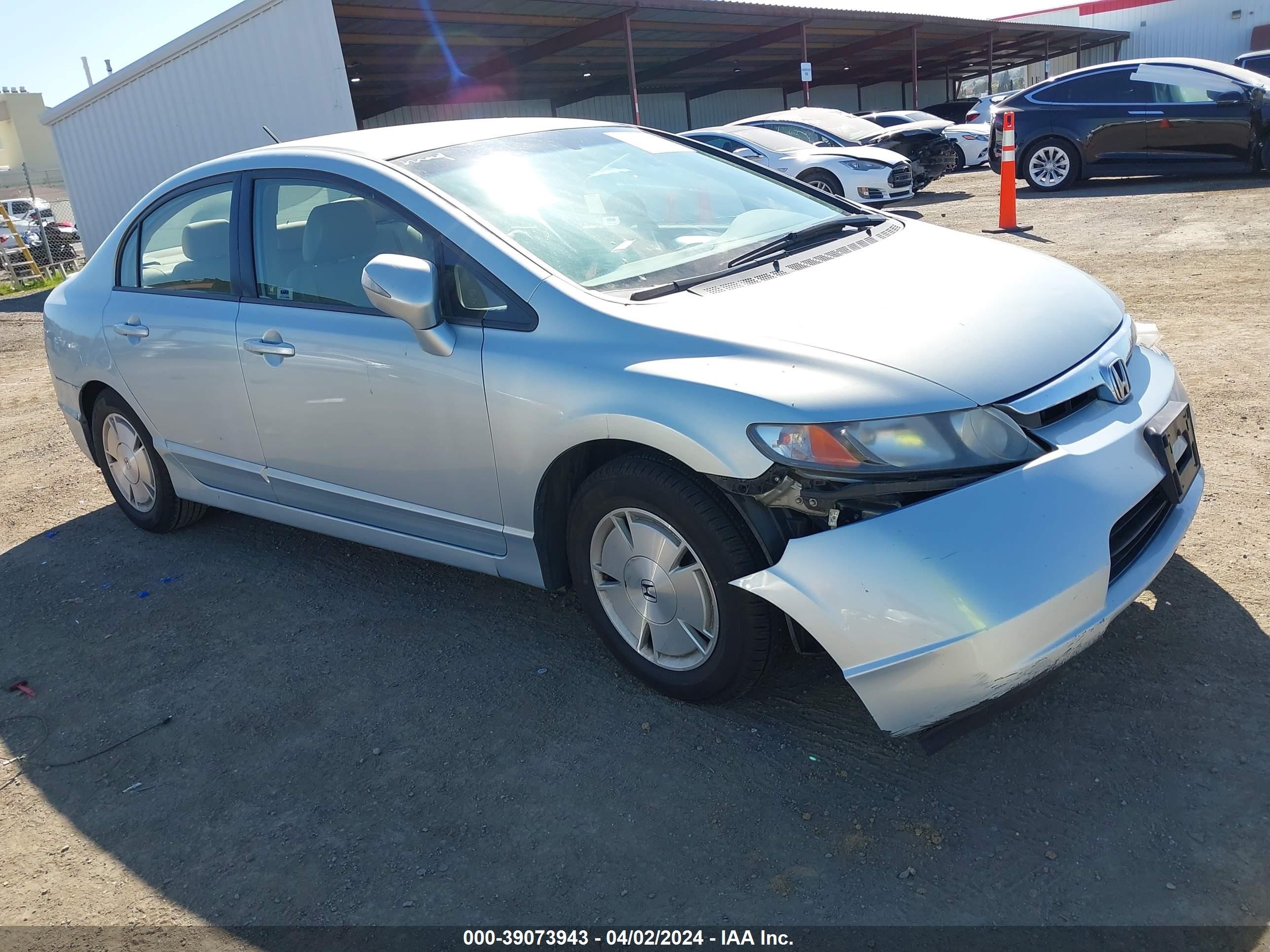 HONDA CIVIC 2007 jhmfa36237s027966