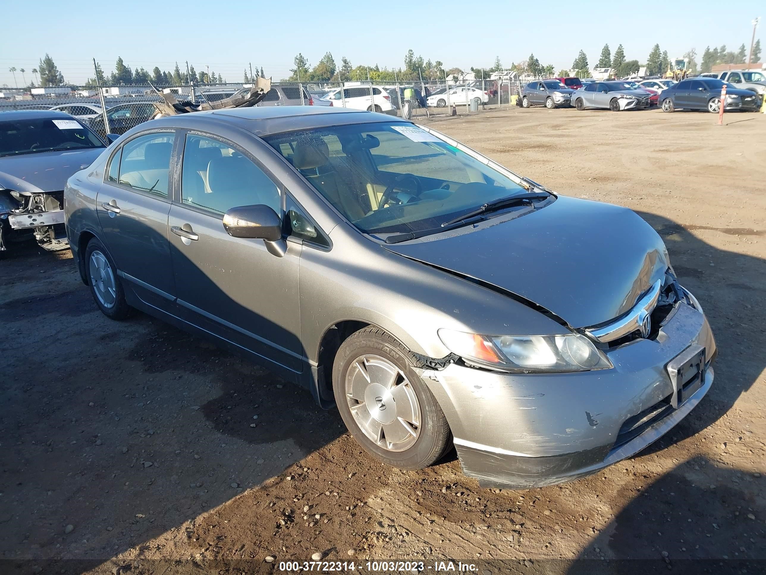 HONDA CIVIC 2007 jhmfa36267s029582