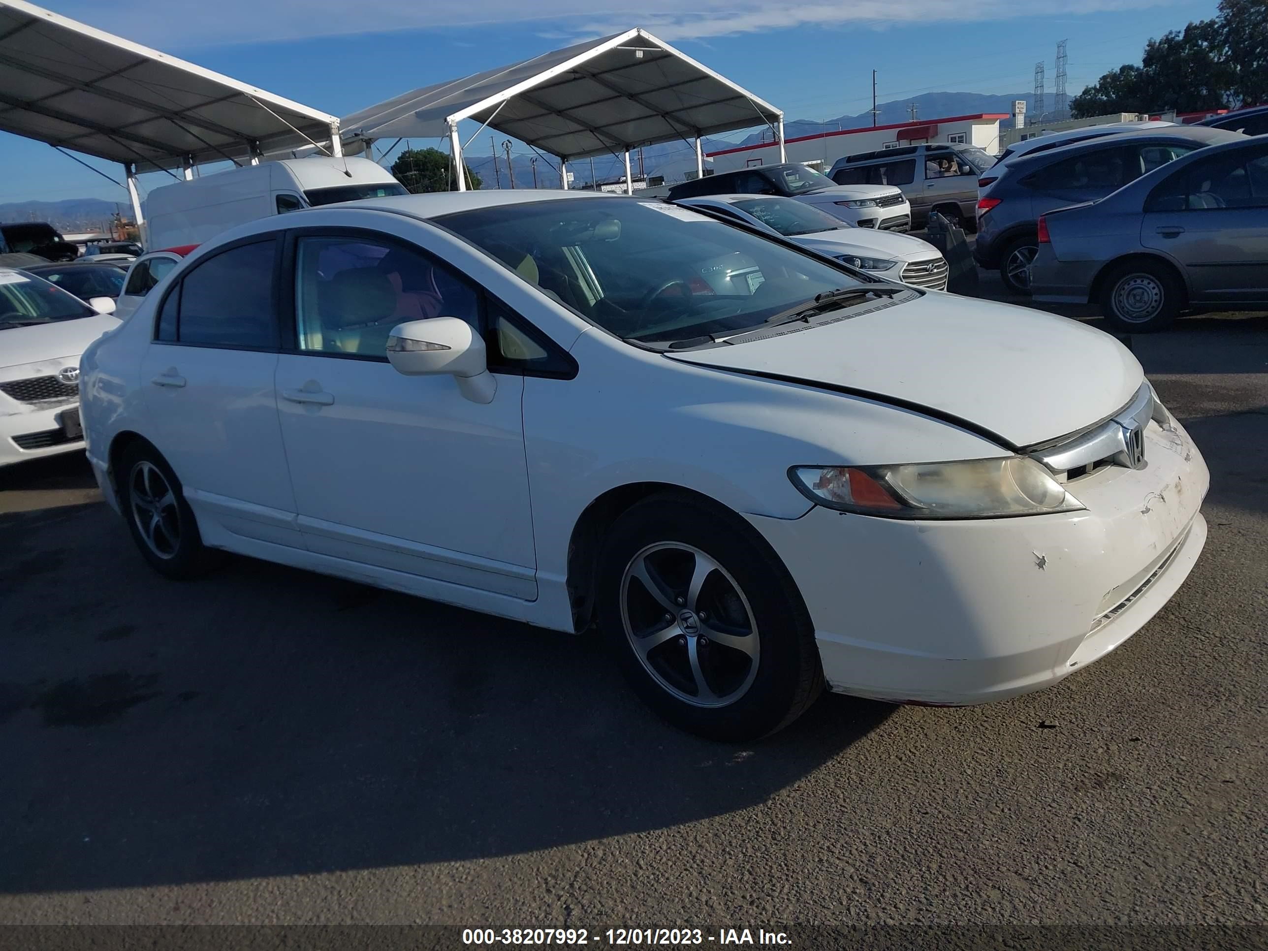 HONDA CIVIC 2007 jhmfa36277s023628