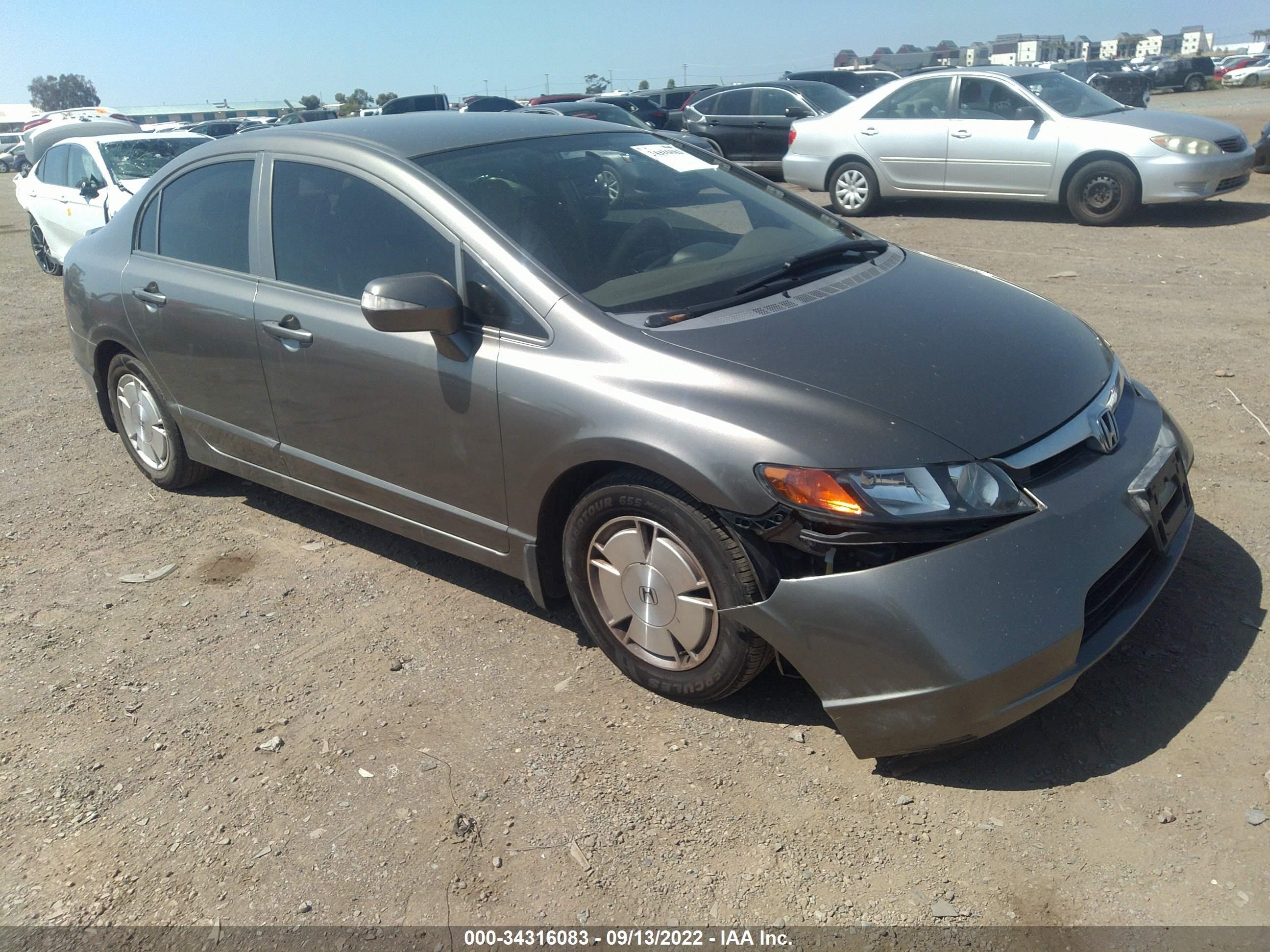 HONDA CIVIC 2007 jhmfa36287s000889