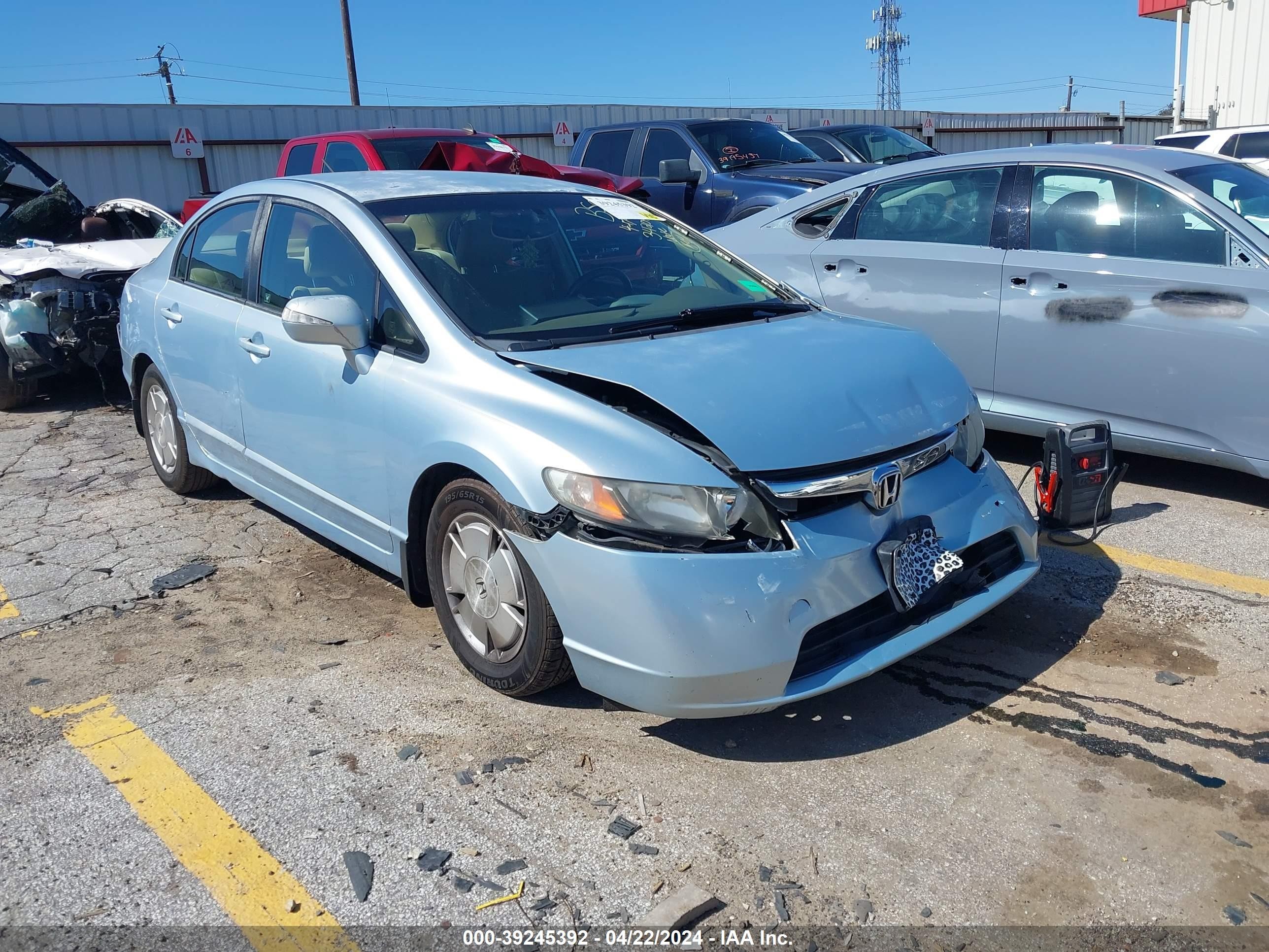 HONDA CIVIC 2007 jhmfa36287s003906