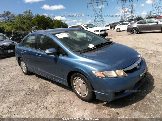 HONDA CIVIC HYBRID 2010 jhmfa3f23as002198