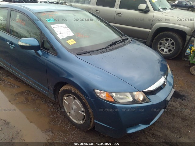 HONDA CIVIC HYBRID 2010 jhmfa3f25as000145