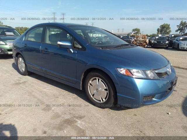 HONDA CIVIC HYBRID 2011 jhmfa3f28bs000965