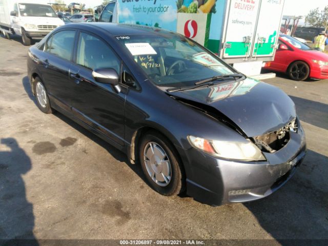 HONDA CIVIC HYBRID 2010 jhmfa3f2xas001176