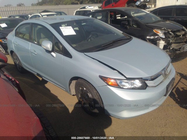 HONDA CIVIC HYBRID 2012 jhmfb4f20cs009440