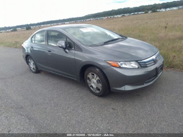 HONDA CIVIC HYBRID 2012 jhmfb4f20cs010099