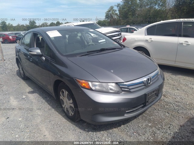 HONDA CIVIC HYBRID 2012 jhmfb4f21cs000195