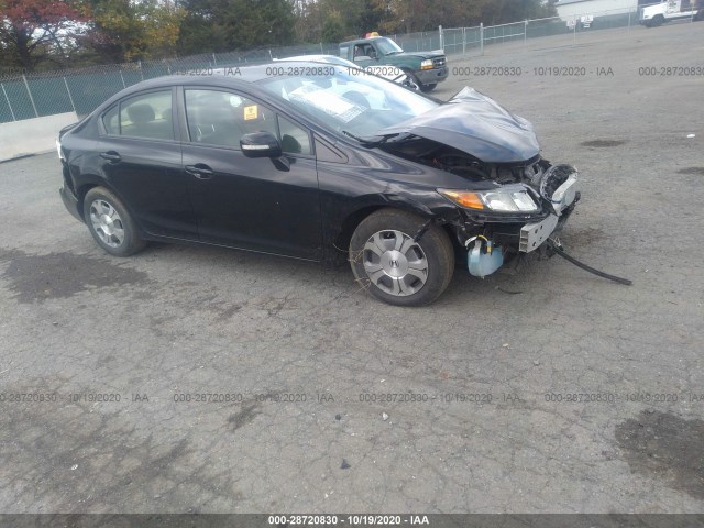 HONDA CIVIC HYBRID 2012 jhmfb4f21cs007521