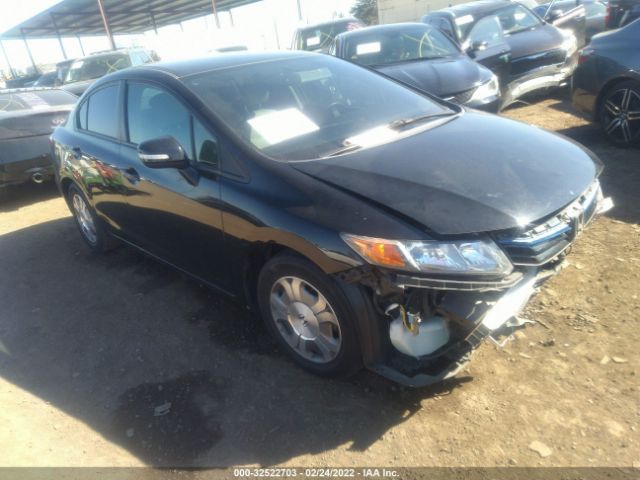 HONDA CIVIC HYBRID 2012 jhmfb4f21cs008118