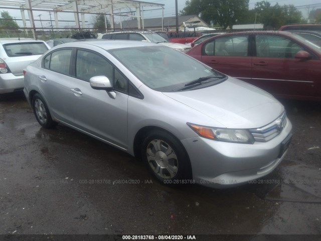 HONDA CIVIC HYBRID 2012 jhmfb4f22cs000089