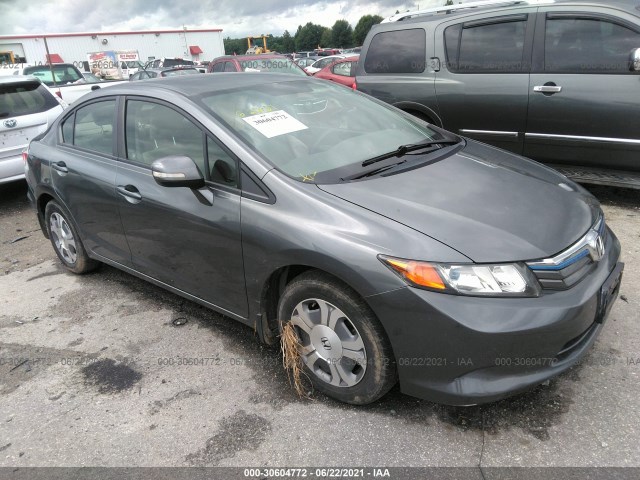 HONDA CIVIC HYBRID 2012 jhmfb4f22cs003039