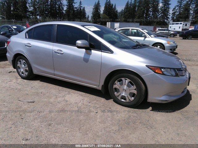 HONDA CIVIC HYBRID 2012 jhmfb4f23cs000103