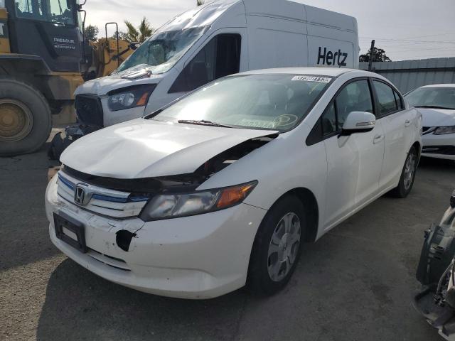 HONDA CIVIC HYBR 2012 jhmfb4f23cs000294