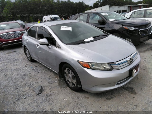 HONDA CIVIC HYBRID 2012 jhmfb4f24cs000093