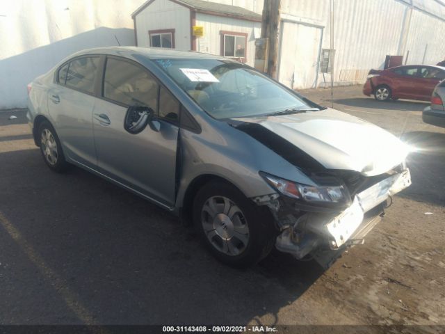 HONDA CIVIC HYBRID 2012 jhmfb4f25cs004962