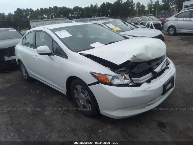 HONDA CIVIC HYBRID 2012 jhmfb4f26cs002069