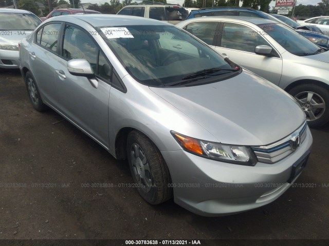 HONDA CIVIC HYBRID 2012 jhmfb4f26cs005098