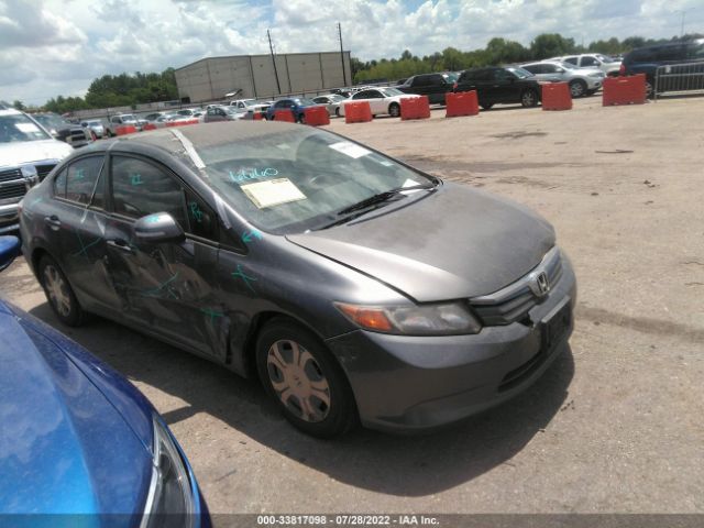 HONDA CIVIC HYBRID 2012 jhmfb4f26cs005182