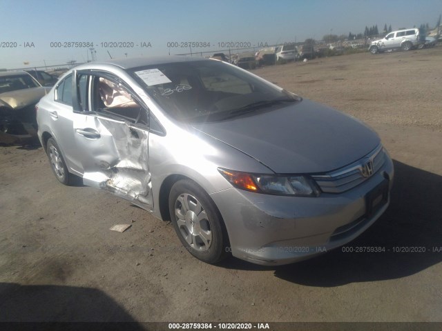 HONDA CIVIC HYBRID 2012 jhmfb4f26cs005523