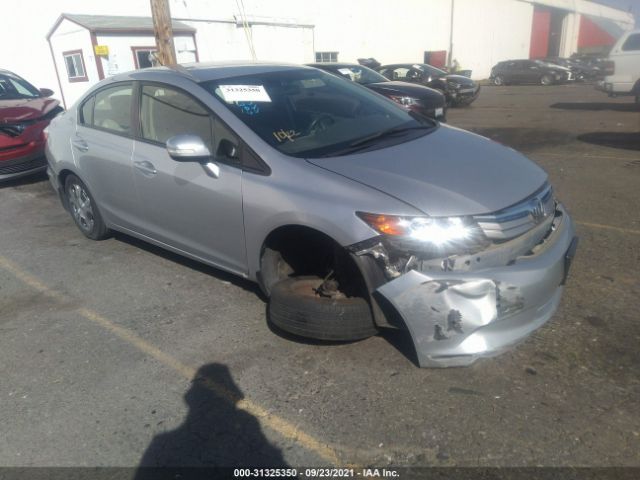 HONDA CIVIC HYBRID 2012 jhmfb4f26cs006039