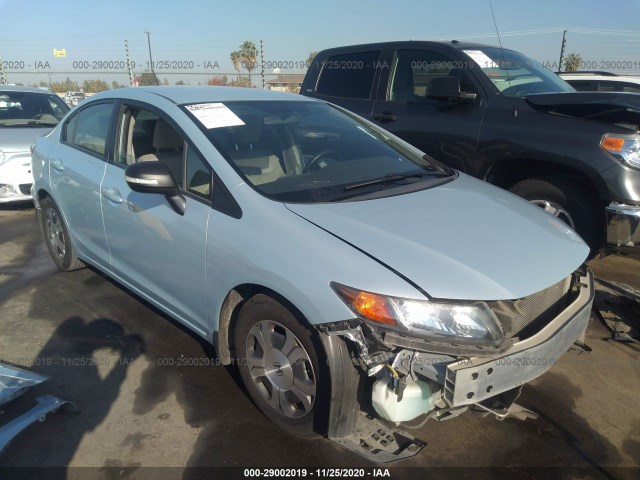 HONDA CIVIC HYBRID 2012 jhmfb4f26cs010642