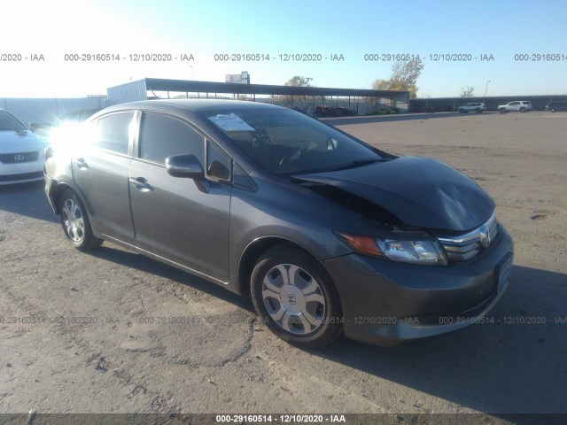 HONDA CIVIC HYBRID 2012 jhmfb4f27cs003005