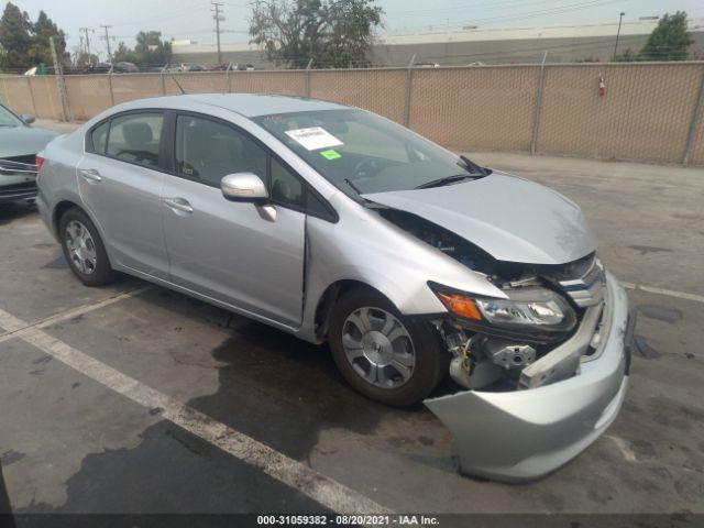 HONDA CIVIC HYBRID 2012 jhmfb4f28cs010402