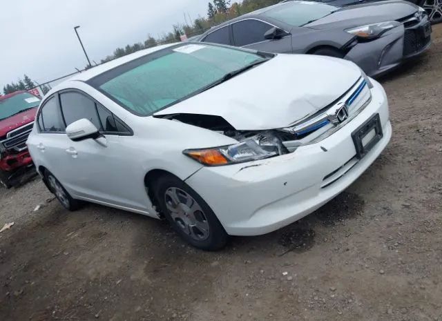 HONDA CIVIC HYBRID 2012 jhmfb4f29cs000946