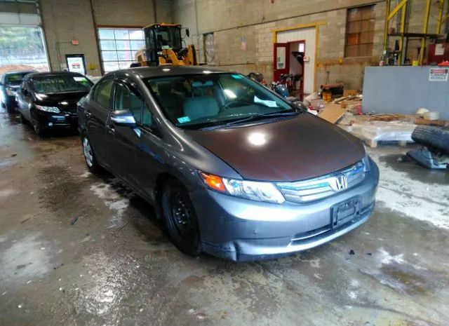 HONDA CIVIC HYBRID 2012 jhmfb4f29cs002454