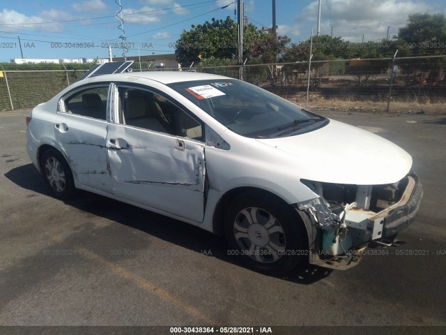 HONDA CIVIC HYBRID 2012 jhmfb4f30cs008619