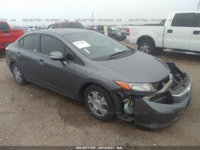 HONDA CIVIC HYBRID 2012 jhmfb4f31cs009259