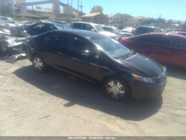 HONDA CIVIC HYBRID 2012 jhmfb4f34cs008249