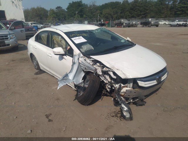 HONDA CIVIC HYBRID 2012 jhmfb4f36cs007863