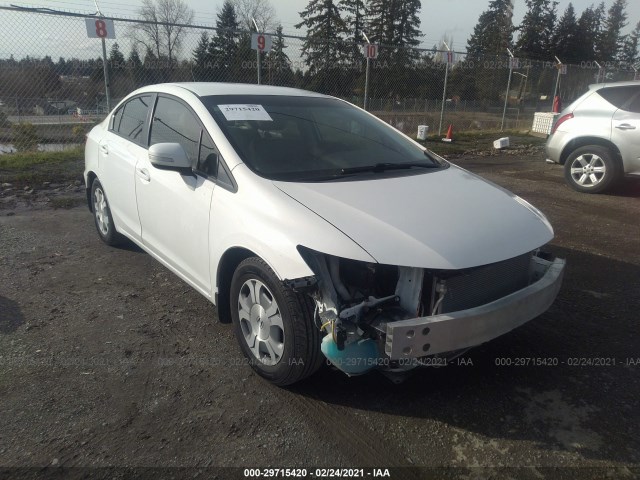 HONDA CIVIC HYBRID 2012 jhmfb4f37cs001246