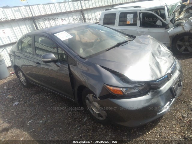 HONDA CIVIC HYBRID 2012 jhmfb4f39cs006223