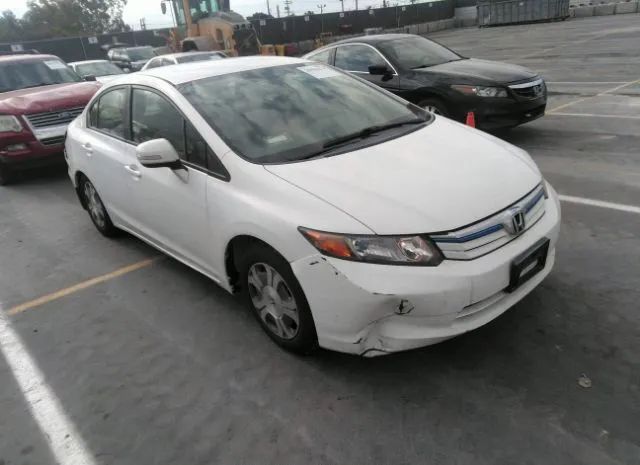 HONDA CIVIC HYBRID 2012 jhmfb4f3xcs003489