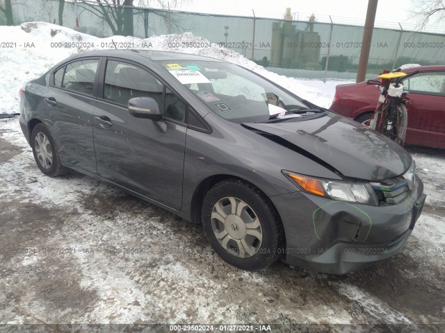 HONDA CIVIC HYBRID 2012 jhmfb4f3xcs004156