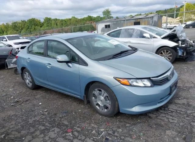 HONDA CIVIC HYBRID 2012 jhmfb4f3xcs009793