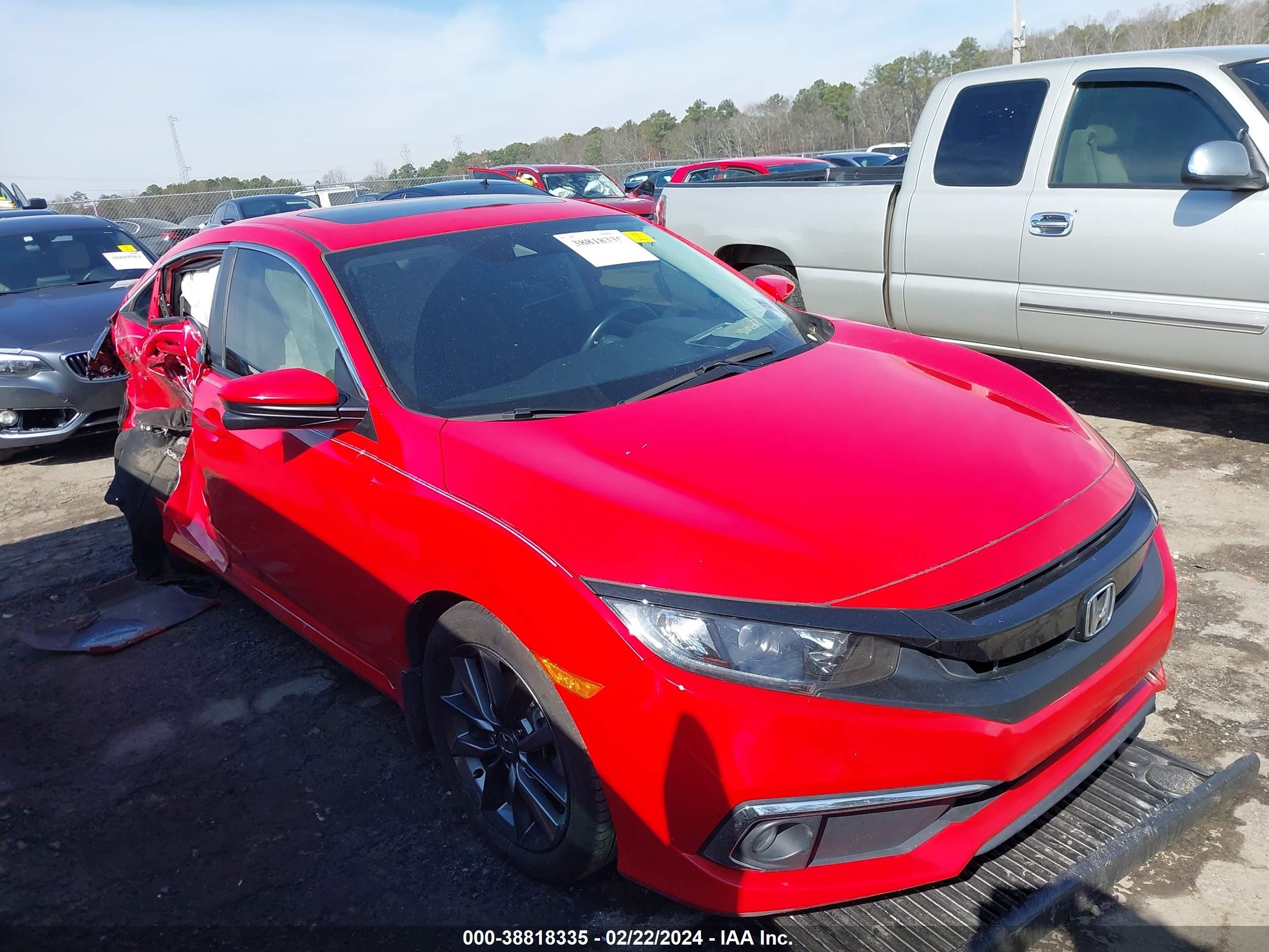 HONDA CIVIC 2019 jhmfc1f35kx005079