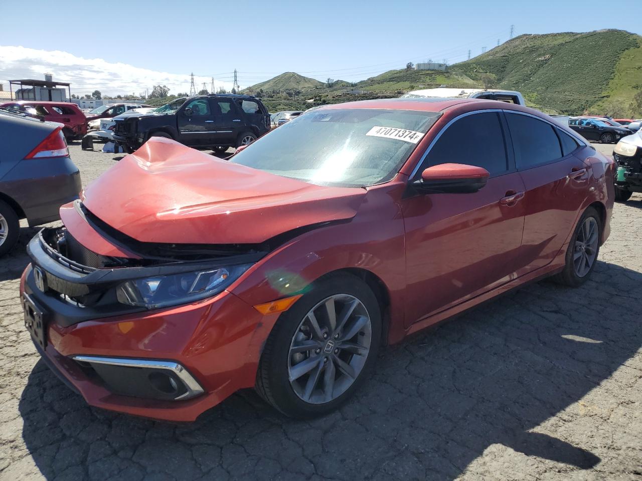 HONDA CIVIC 2019 jhmfc1f70kx014338