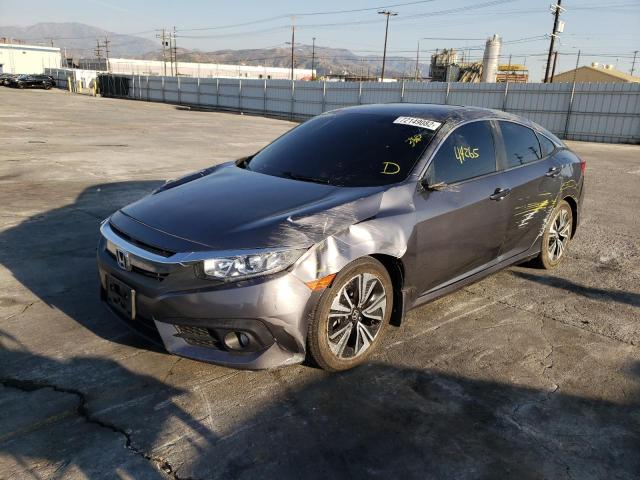 HONDA CIVIC EXL 2018 jhmfc1f74jx036342