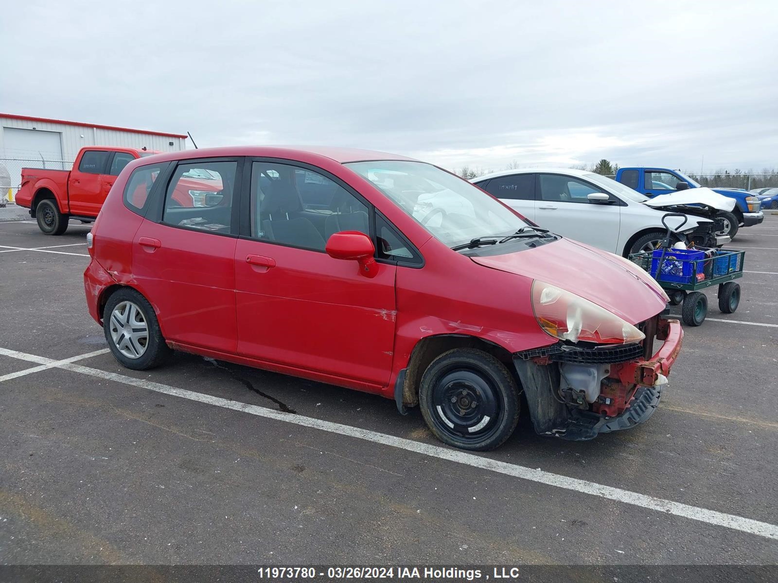 HONDA FIT 2008 jhmgd37298s813332