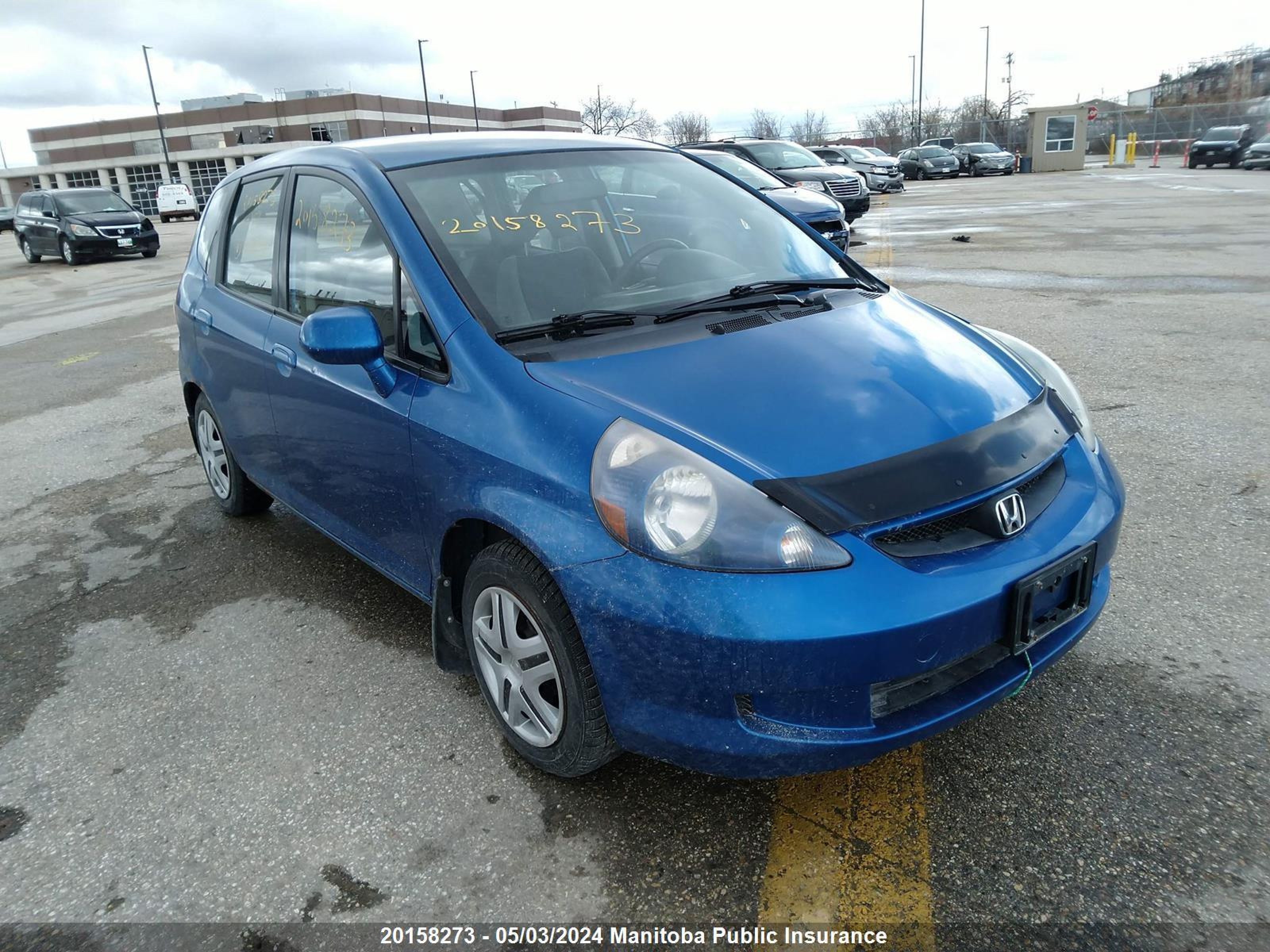 HONDA FIT 2007 jhmgd37447s807454