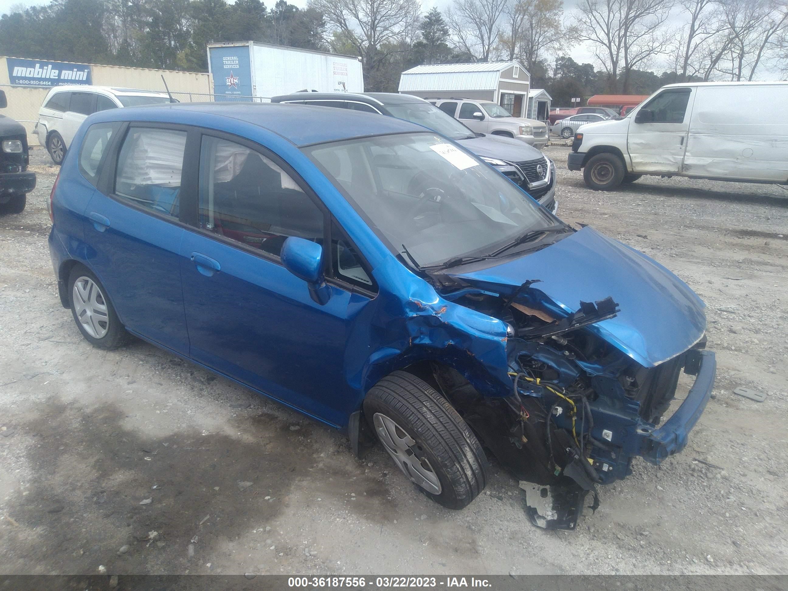 HONDA FIT 2008 jhmgd37458s000460