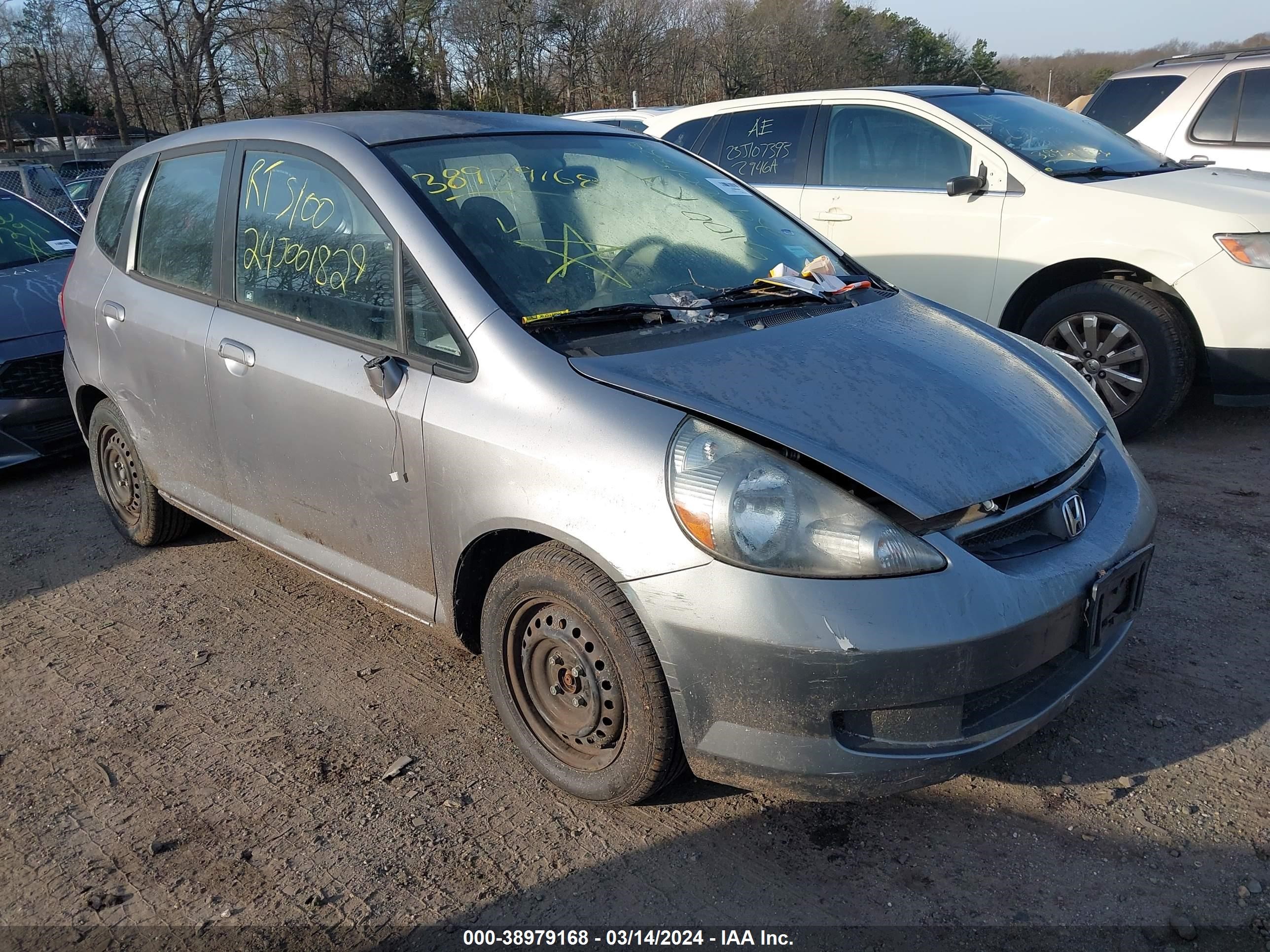 HONDA FIT 2007 jhmgd37467s042618