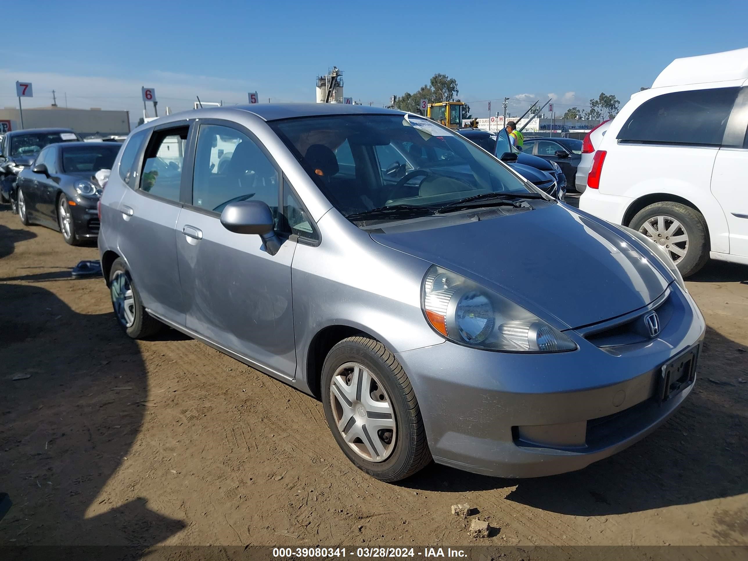 HONDA FIT 2007 jhmgd37467s048077