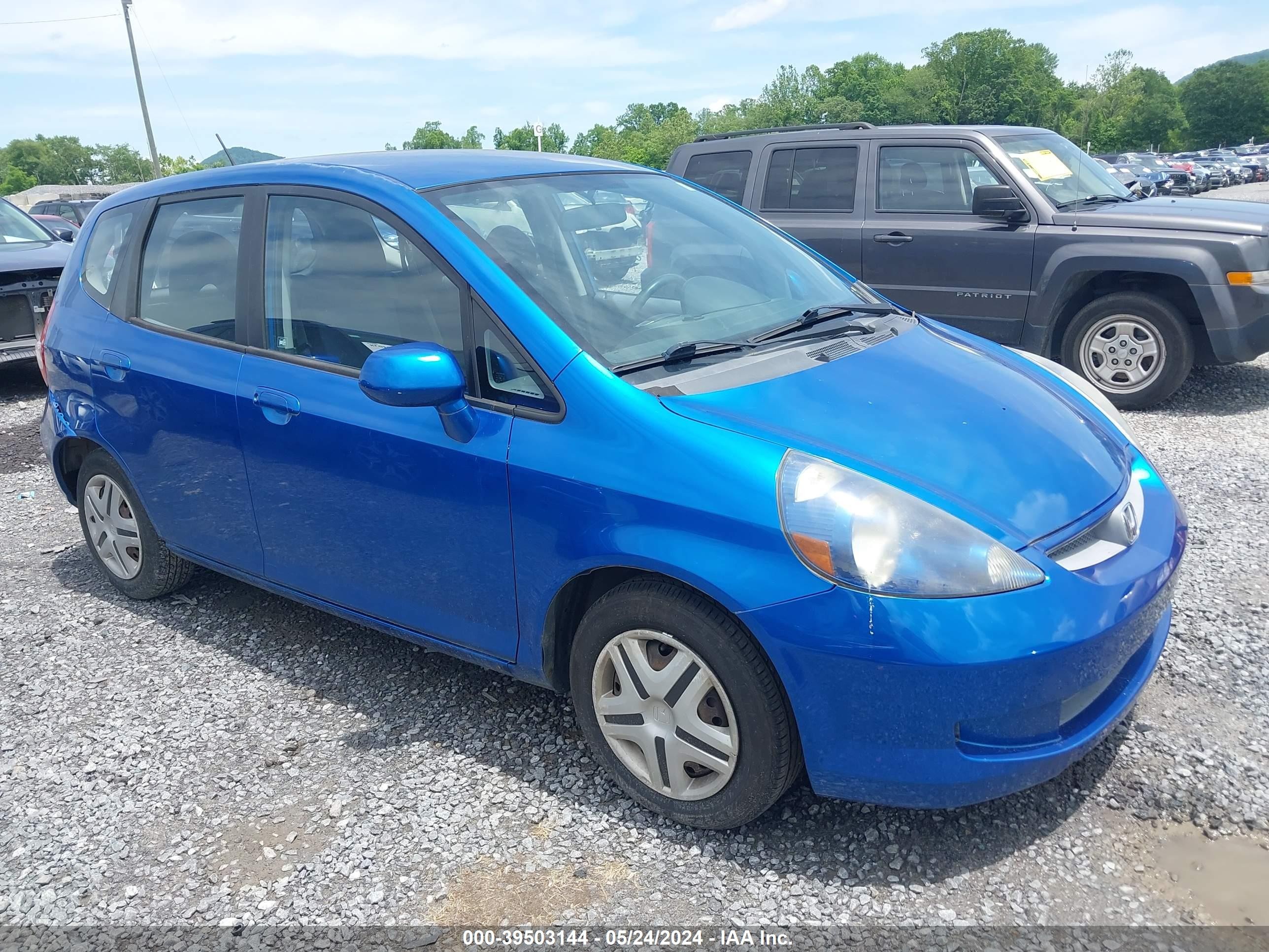 HONDA FIT 2008 jhmgd37498s070835