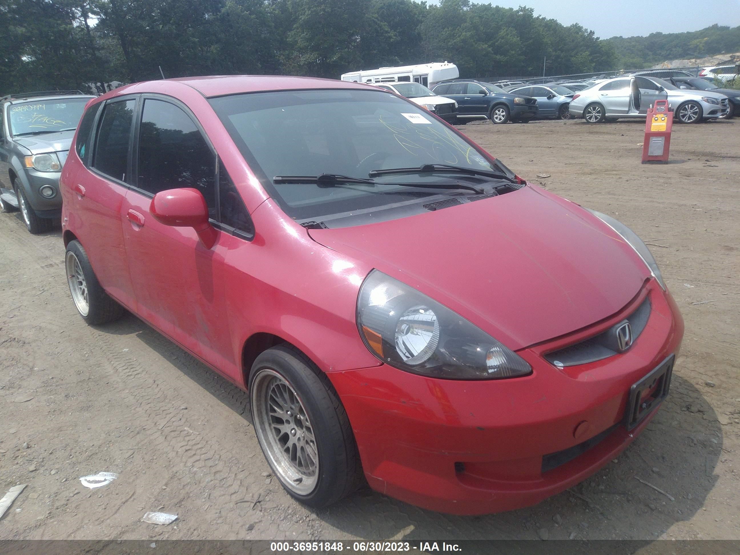 HONDA FIT 2008 jhmgd374x8s063974